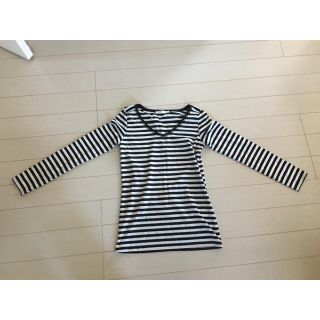 アズールバイマウジー(AZUL by moussy)のAZUL ボーダーロンＴ(Tシャツ/カットソー(七分/長袖))