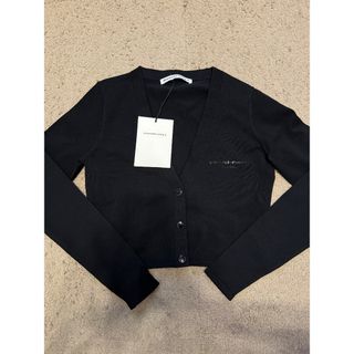 アレキサンダーワン(Alexander Wang)の新品タグ付き　アレキサンダーワン　ロゴ　カーディガン　alexanderwang(カーディガン)