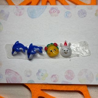 3Dネイル　コジコジといゆかるかさん(デコパーツ)