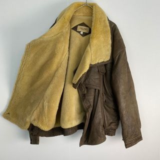 セリーヌ(CELINE)のセリーヌ　レザージャケット　羊皮　ムートン　ヴィンテージ　CELINE(レザージャケット)