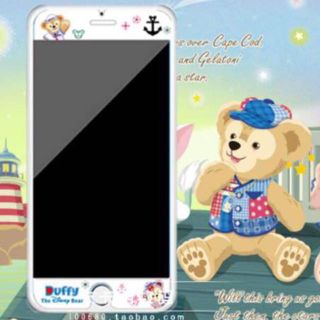 ディズニー(Disney)のiPhone7★プラス☆ガラスフィルム☆ダッフィー☆シェリーメイ★保護フィルム★(保護フィルム)