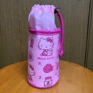 ハローキティ(ハローキティ)の激レア☆平成レトロ☆ハローキティ　ペットボトルカバー　ボトルカバー(キャラクターグッズ)