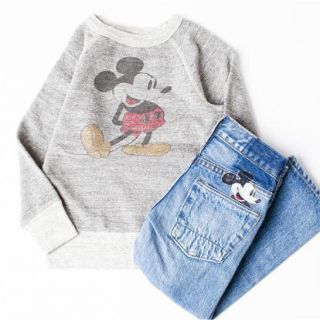 デニムダンガリー(DENIM DUNGAREE)のロンハーマン♡Mickey Denim 100cm(パンツ/スパッツ)