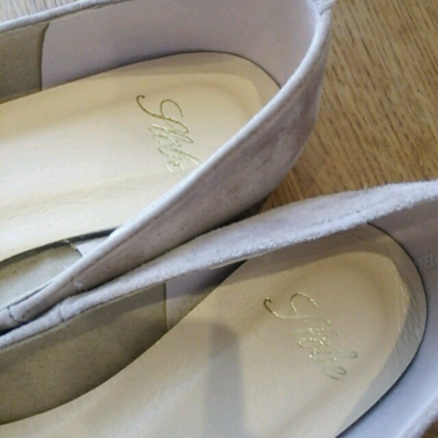SLOBE IENA(スローブイエナ)のベージュフラットパンプス☆22.5 レディースの靴/シューズ(バレエシューズ)の商品写真