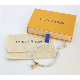 ルイヴィトン(LOUIS VUITTON)のLOUIS VUITTON ブレスレット グレー ホワイト ゴールド シルバー(ブレスレット/バングル)