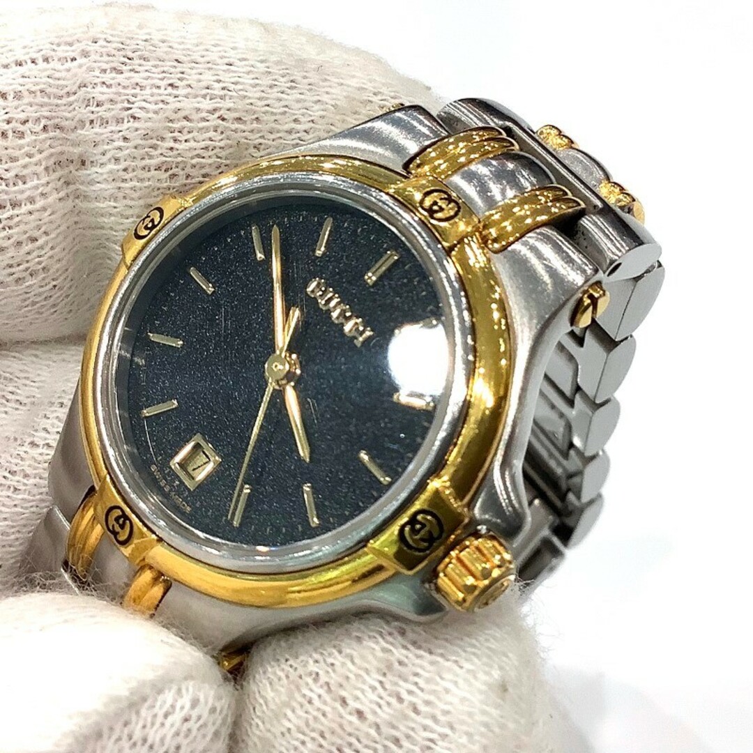 GUCCI グッチ 9040L レディース クォーツ時計 腕時計 QZ ブラック文字