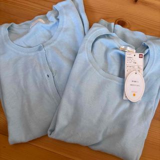 ユニクロ アンサンブル 水色 Sサイズ