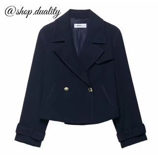 🐿️9月新作🌰17941◆vintage レトロ ダブルジャケット 