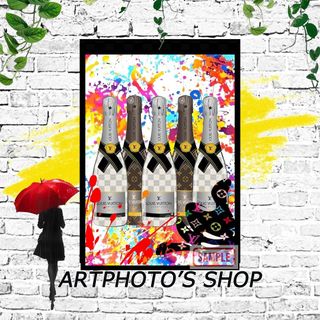 【a4フレーム付き】 オマージュアートポスターa4 No218