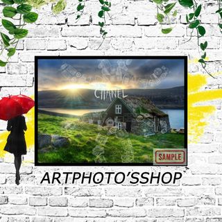 【a4フレーム付き】 オマージュアートポスターa4 No230