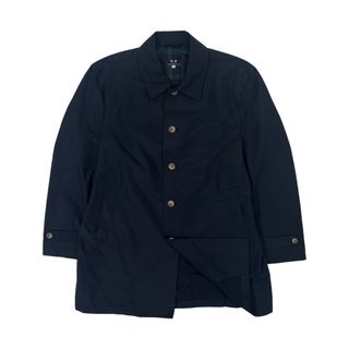 ヴァンヂャケット(VAN Jacket)のVAN JAC ヴァンヂャケット 裏ブラックウォッチ ステンカラーコート L/ネイビー/薄手(その他)