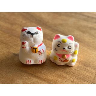 招き猫(2つ)