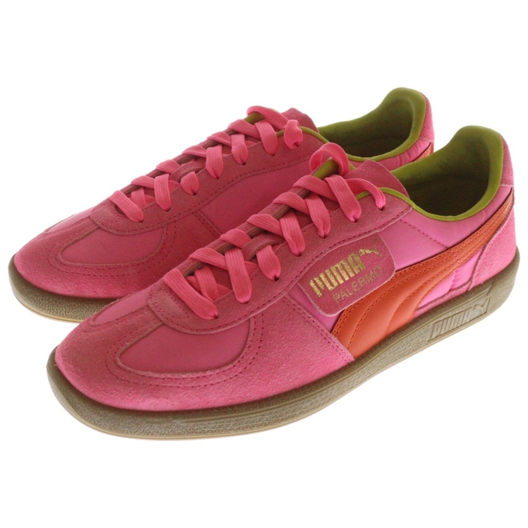 PUMA(プーマ)のPUMA プーマ PALERMO OG パレルモ OG スウェードローカットスニーカー ピンク/オレンジ US9.5/27.5cm 392087-01 メンズの靴/シューズ(スニーカー)の商品写真