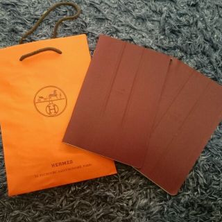 エルメス(Hermes)のHERMES ノート２冊 ショップ袋付き(ノート/メモ帳/ふせん)