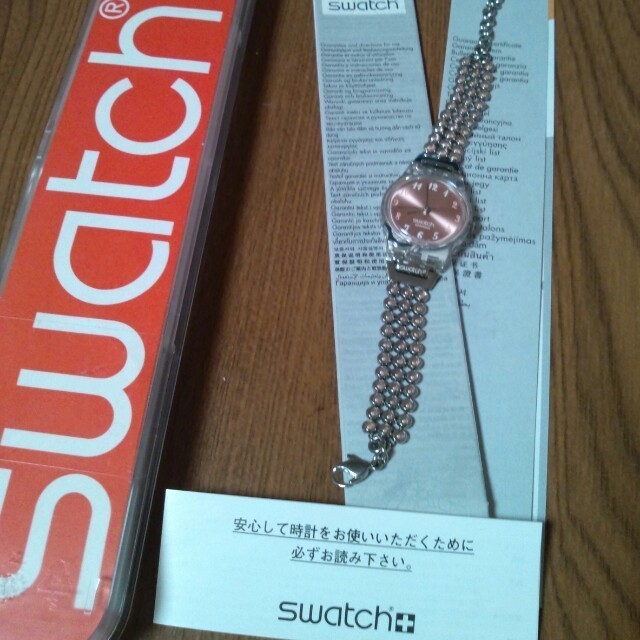 swatch(スウォッチ)の～swatchピンク色時計～ レディースのファッション小物(腕時計)の商品写真