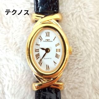 テクノス(TECHNOS)のTECHNOS レディース 腕時計 C1405V クォーツ 3ATM ゴールド(腕時計)