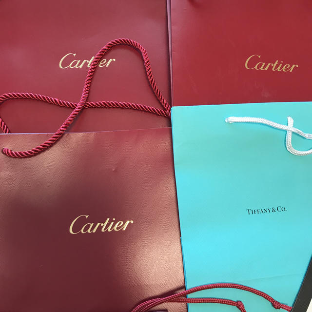 Cartier(カルティエ)のカルティエ、ティファニー、グッチ、SK-2ショップ袋 レディースのバッグ(ショップ袋)の商品写真