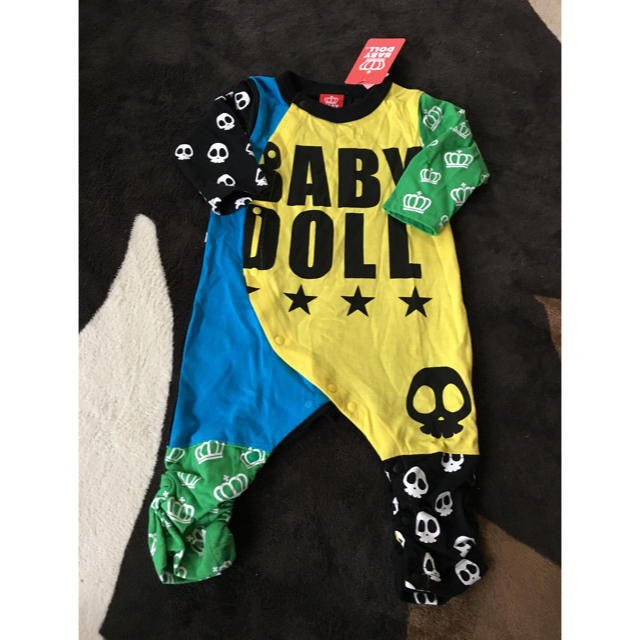 BABYDOLL(ベビードール)のBABY DOLL 新品タグ付き ロンパース キッズ/ベビー/マタニティのベビー服(~85cm)(ロンパース)の商品写真