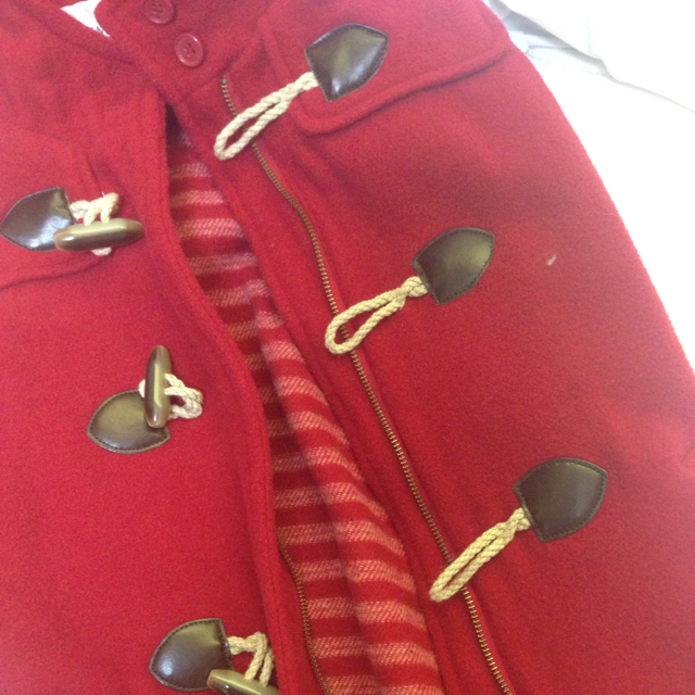 HONEYS(ハニーズ)のダッフルコート(赤)※値下げしました レディースのジャケット/アウター(ダッフルコート)の商品写真