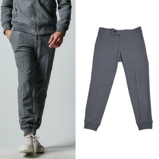 ウノピゥウノウグァーレトレ(1piu1uguale3)の一度着8.3万 23AW 1piu1uguale3　リブ スラックス パンツ(スラックス)