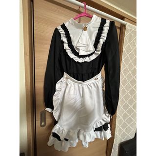 メイド服　長袖　コスプレ　☆9月いっぱいまでセール中☆(衣装一式)