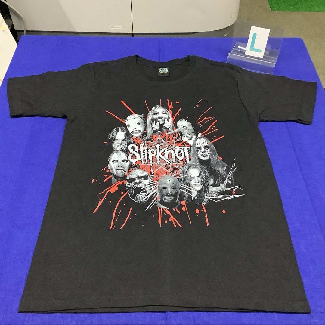 スリップノット　バンドTシャツ　Lサイズ　２　SlipknoT　　　　SRLD3 メンズのトップス(Tシャツ/カットソー(半袖/袖なし))の商品写真