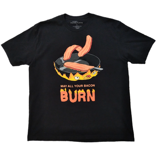 ジブリ(ジブリ)の古着　ハウルの動く城　Tシャツ　XL　黒　カルシファー　アニメ　ジブリ　公式 *(Tシャツ/カットソー(半袖/袖なし))