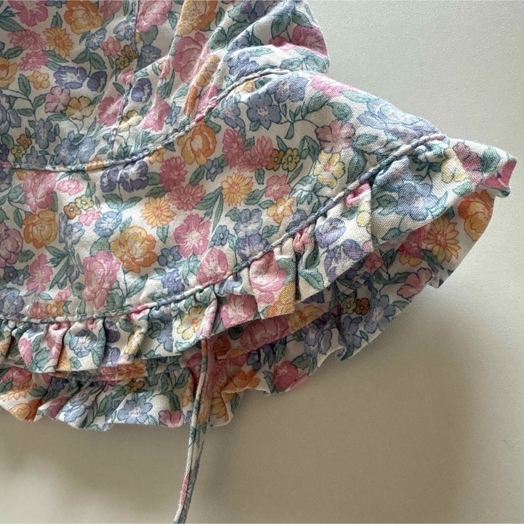 Ralph Lauren(ラルフローレン)のRalphLauren ラルフ 花柄 帽子 ハット キッズ ベビー アゴ紐付き キッズ/ベビー/マタニティのこども用ファッション小物(帽子)の商品写真