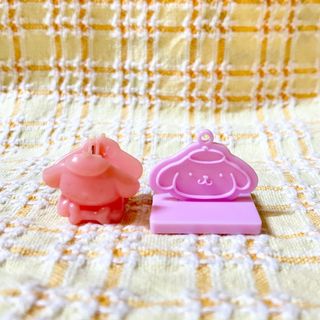 ポムポムプリン(ポムポムプリン)の平成レトロ☆レア☆ポムポムプリン　サンリオ　プレミアム　おまけ　2点セット(キャラクターグッズ)