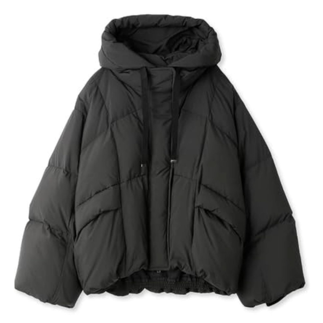 FRAY I.D(フレイアイディー)のFRAY.ID フードドロストショートダウン レディースのジャケット/アウター(ダウンジャケット)の商品写真