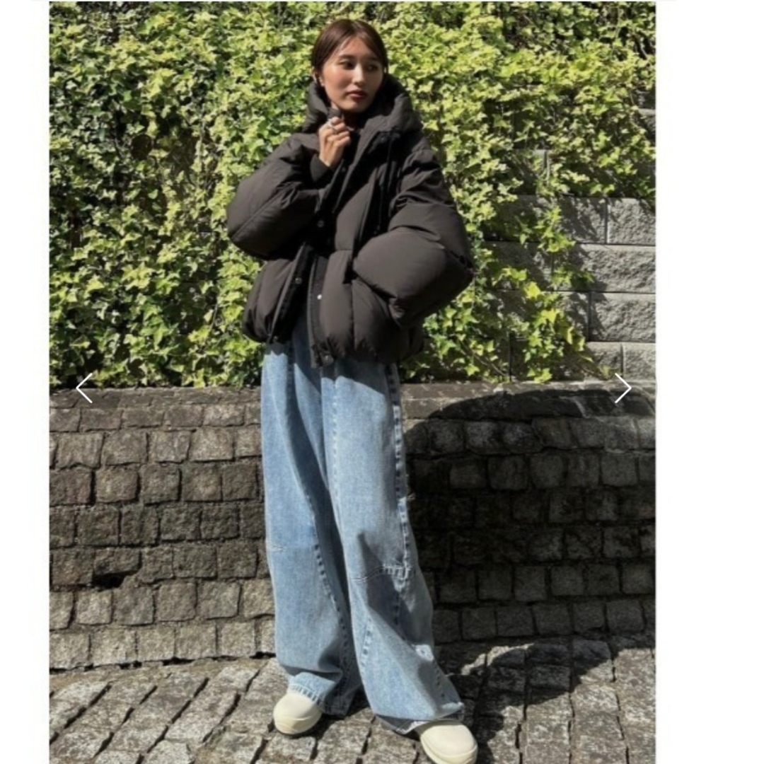 FRAY I.D(フレイアイディー)のFRAY.ID フードドロストショートダウン レディースのジャケット/アウター(ダウンジャケット)の商品写真