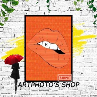 【a4フレーム付き】 オマージュアートポスターa4 No287