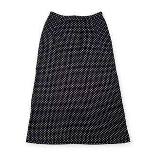 インゲボルグ(INGEBORG)のINGEBORG インゲボルグ ドット 水玉 コットン スカート /ブラック×ベージュ/ピンクハウス(その他)