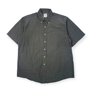 ブルックスブラザーズ(Brooks Brothers)の90s Brooks Brothers ブルックスブラザーズ SPORT SHIRT チェック BD ボタンダウン 半袖シャツ L/グリーン×ネイビー メンズ ジャマイカ製 ビンテージ(その他)