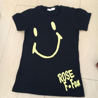 ローズファンファン(ROSE FANFAN)の最安値！ ニコちゃんティシャツ(Tシャツ(半袖/袖なし))