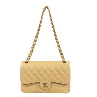 シャネル(CHANEL)のシャネル マトラッセ ショルダーバッグ キャビアスキン A58600 ベージュ レディース CHANEL  中古(ショルダーバッグ)