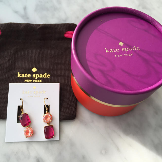 kate spade new york(ケイトスペードニューヨーク)のKate Spade♡ピアス 2017年購入 レディースのアクセサリー(ピアス)の商品写真