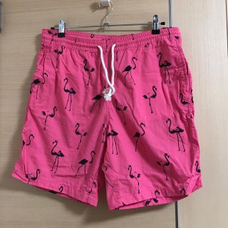 エイチアンドエム(H&M)のatmi様 専用  フラミンゴ柄ハーフパンツ(ショートパンツ)