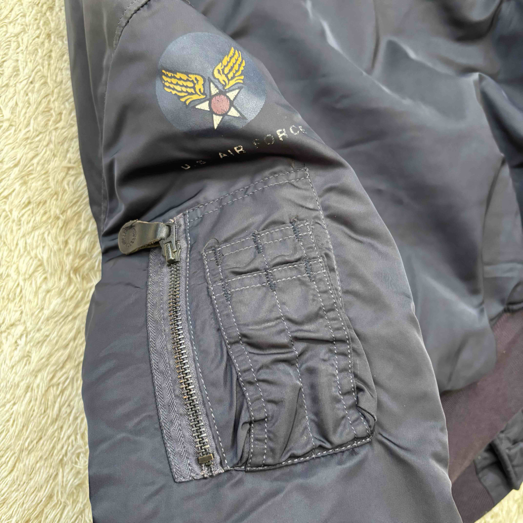 50s復刻 USA製 ALPHA B-15C MOD ネイビー 40