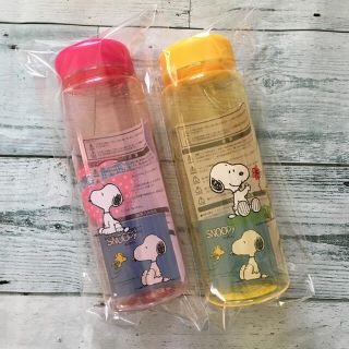 スヌーピー(SNOOPY)の《新品》スヌーピー クリアボトル♡保冷 保温  水筒 お弁当(容器)