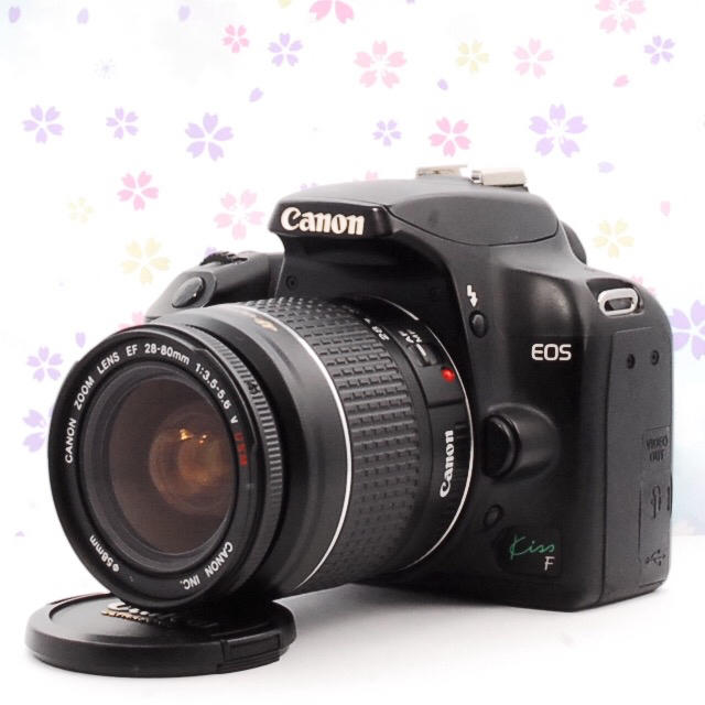 超軽量コンパクト♪☆スマホに送れる♬☆WiFi SD付き Canon EOS Kiss F ♬