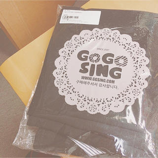 ゴゴシング(GOGOSING)の韓国 gogosing ストライプリボンワンピース(ミニワンピース)