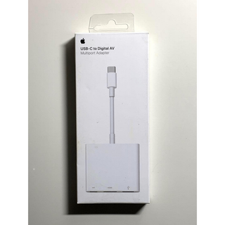 アップル(Apple)の【中古・箱なし】純正USB-C Digital AV Multiportアダプタ(iPhoneケース)