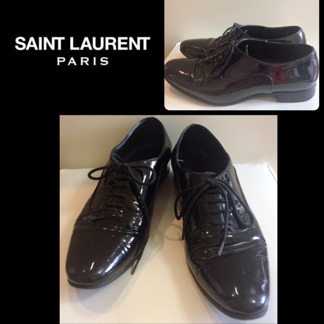 Saint Laurent(サンローラン)のサンローラン♡ブラックエナメル オックスフォード シューズ♡ レディースの靴/シューズ(ローファー/革靴)の商品写真