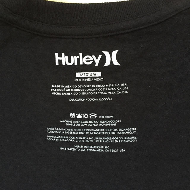Hurley(ハーレー)の新品、未使用！hurley Tシャツ メンズのトップス(Tシャツ/カットソー(半袖/袖なし))の商品写真