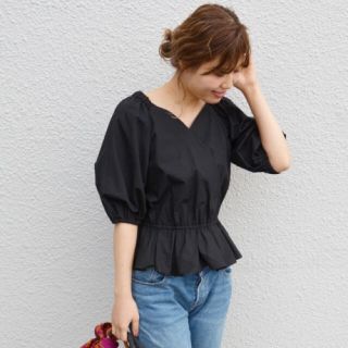 シップスフォーウィメン(SHIPS for women)のGW限定値下げ♡Khaju2WAYソリッドカシュクールブラウス♡(シャツ/ブラウス(長袖/七分))