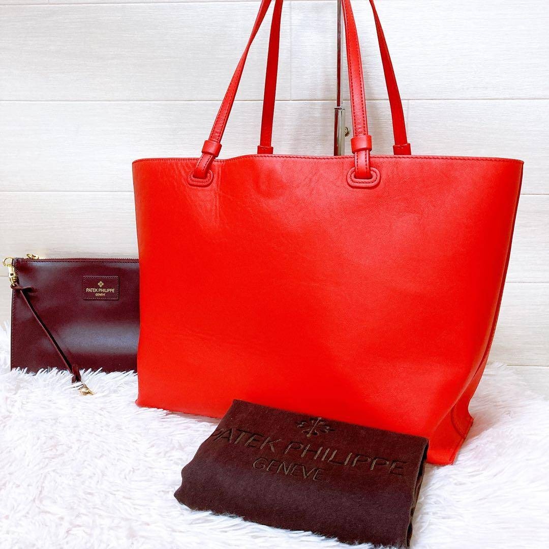 PATEK PHILIPPE(パテックフィリップ)のパテックフィリップ トートバッグ レザー ポーチ付き 希少 レディースのバッグ(トートバッグ)の商品写真