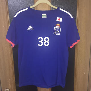 ランドリー(LAUNDRY)のランドリー サッカー日本代表パロディTシャツ Mサイズ(Tシャツ/カットソー(半袖/袖なし))