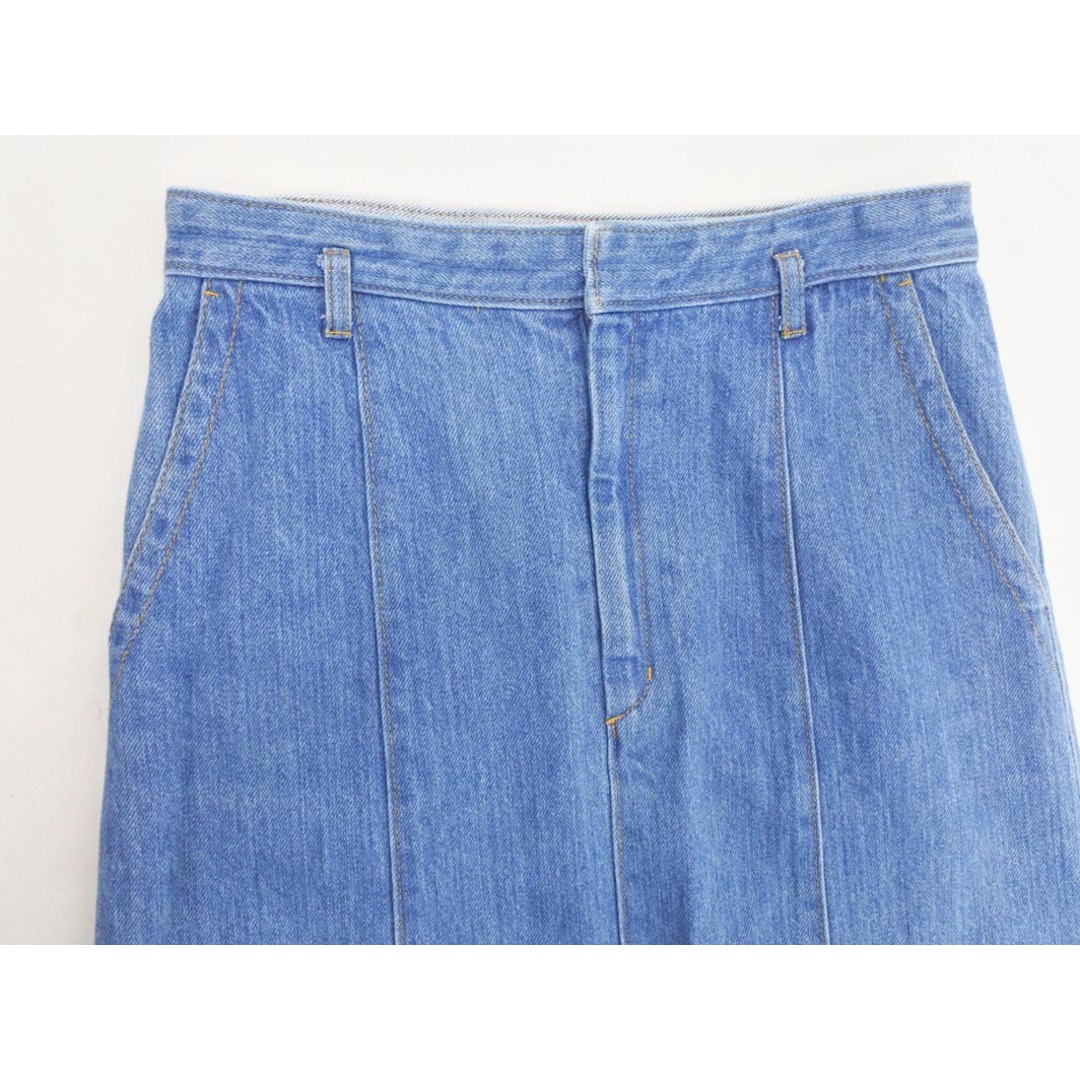 IENA(イエナ)のIENA イエナ フレア デニムスカート size34/青 ■■ レディース レディースのスカート(ロングスカート)の商品写真