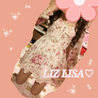 リズリサ(LIZ LISA)のLIZ LISA♡姫♡花柄ワンピース(ミニワンピース)